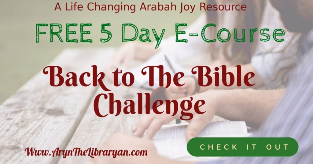 Free Back to the Bible Challenge 