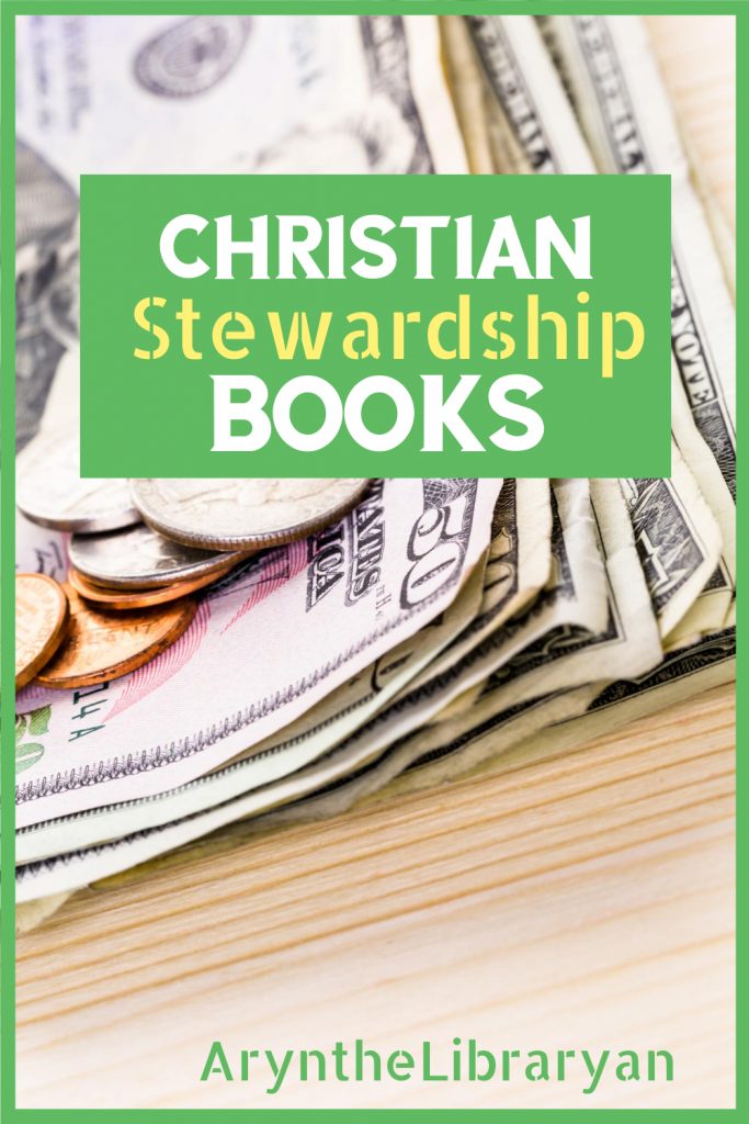  small pile of cash, captioned: Christian Stewardship Books